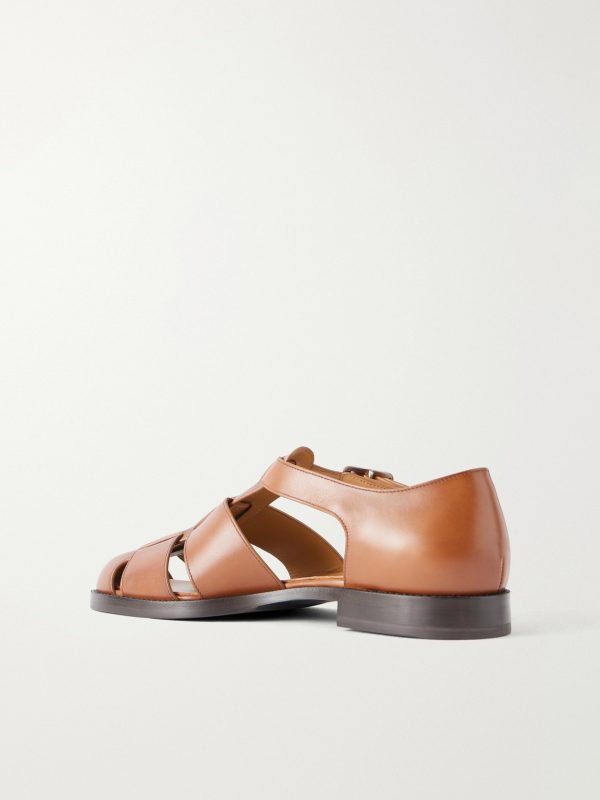 Leather Sandals - BK Leather Sandals - BK