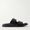 Double V Anatomical Leather Slides Double V Anatomical Leather Slides