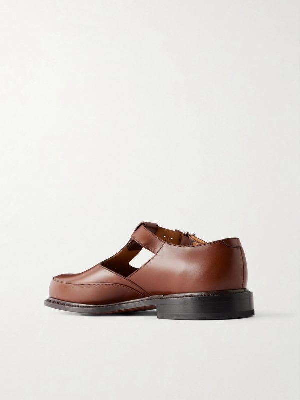 Salomé Leather Mary Jane Sandals - BK Salomé Leather Mary Jane Sandals - BK