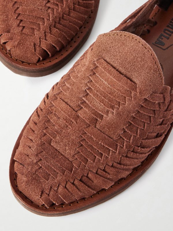 + Chamula Alejandro Woven Suede Huarache Sandals - CU + Chamula Alejandro Woven Suede Huarache Sandals - CU