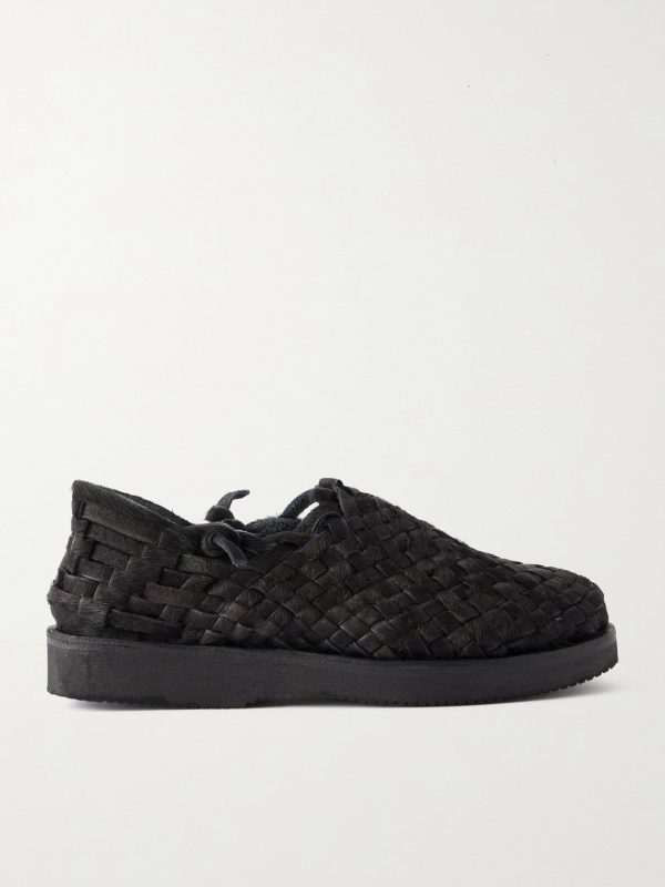 Woven Calf Hair Huarache Sandals Woven Calf Hair Huarache Sandals
