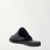 + Chamula Polanco Woven Leather Mules - BK + Chamula Polanco Woven Leather Mules - BK