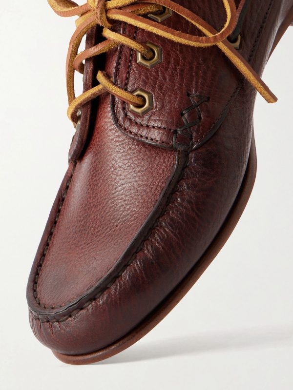 Italian Hex Eye Leather Boat Shoes - CU Italian Hex Eye Leather Boat Shoes - CU