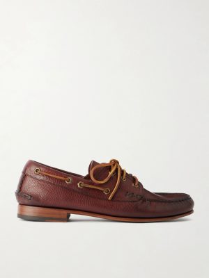 Italian Hex Eye Leather Boat Shoes Italian Hex Eye Leather Boat Shoes
