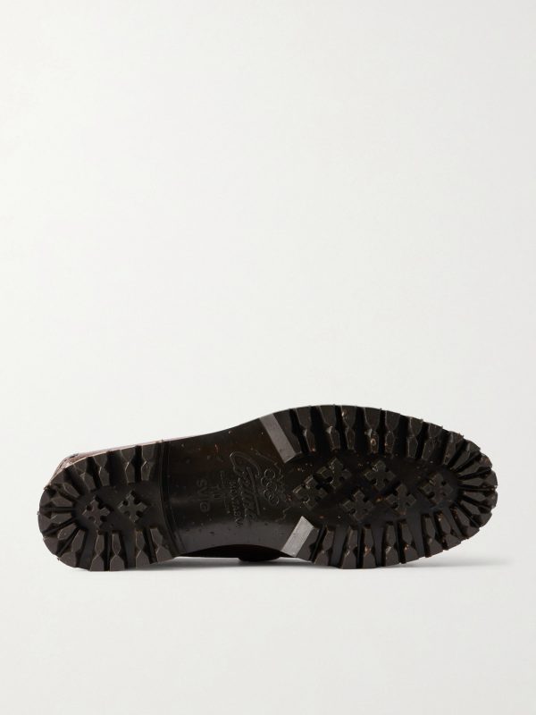 Italian Blucher Full-Grain Leather Boat Shoes - E1 Italian Blucher Full-Grain Leather Boat Shoes - E1