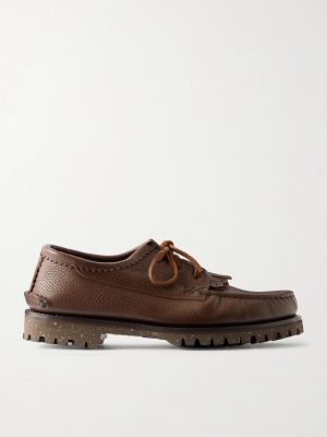 Italian Blucher Full-Grain Leather Boat Shoes Italian Blucher Full-Grain Leather Boat Shoes