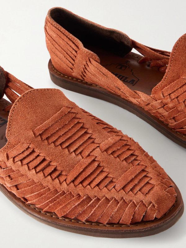 + Chamula Alejandro Woven Suede Huarache Sandals - CU