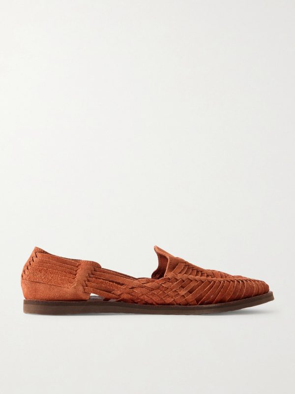+ Chamula Alejandro Woven Suede Huarache Sandals