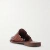+ Chamula Polanco Woven Leather Mules - BK