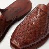 + Chamula Polanco Woven Leather Mules - CU