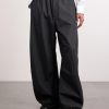Cotton Wide-Leg Trousers - FR Cotton Wide-Leg Trousers - FR