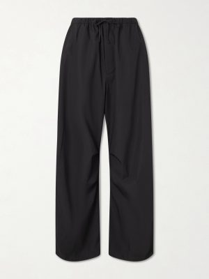 Cotton Wide-Leg Trousers Cotton Wide-Leg Trousers