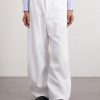 Cotton Wide-Leg Trousers - FR Cotton Wide-Leg Trousers - FR