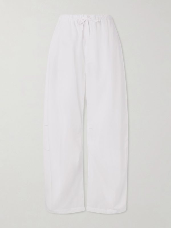 Cotton Wide-Leg Trousers Cotton Wide-Leg Trousers
