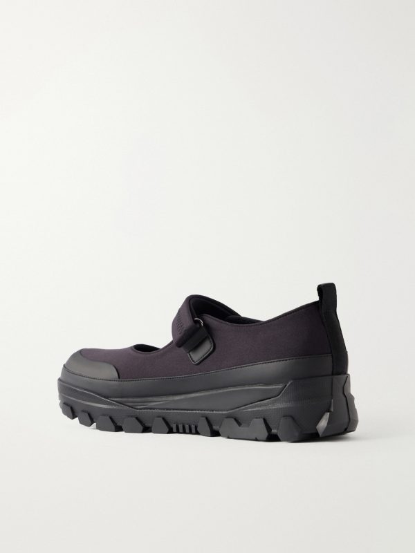Rubber-Trimmed Tech-Shell Sandals - BK Rubber-Trimmed Tech-Shell Sandals - BK