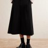 Cotton-Blend Wide-Leg Bermuda Shorts - FR