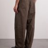 Cotton-Blend Wide-Leg Trousers - BK