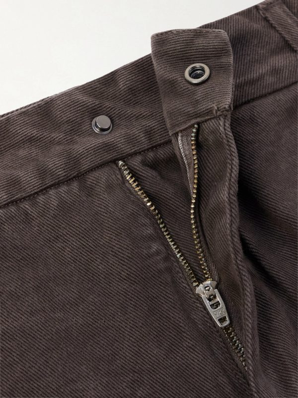 Garment Dyed Wide-Leg Jeans - E1 Garment Dyed Wide-Leg Jeans - E1
