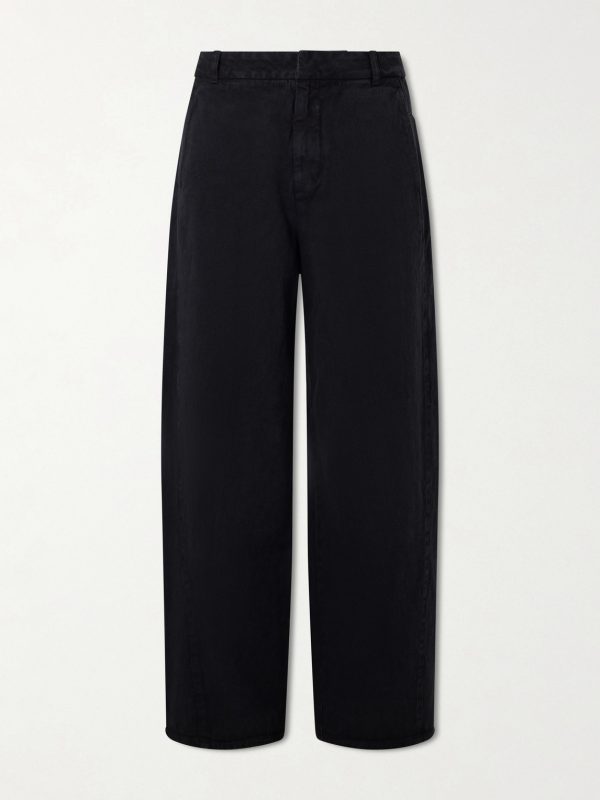 Cotton Wide-Leg Jeans Cotton Wide-Leg Jeans