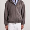 Satin Hooded Jacket - FR Satin Hooded Jacket - FR
