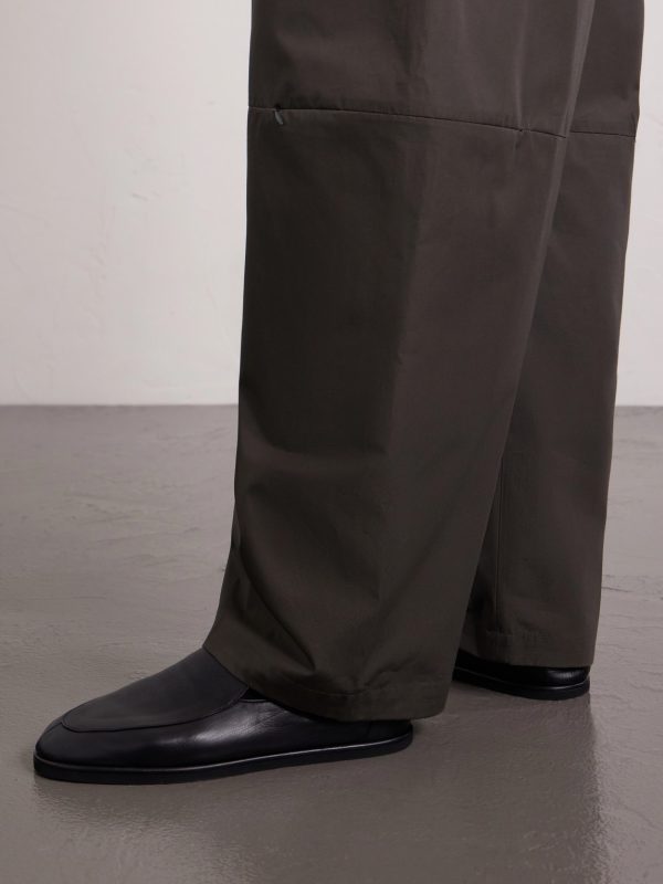 Barrel-Leg Cotton Trousers - CU