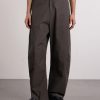 Barrel-Leg Cotton Trousers - FR