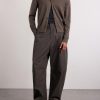 Barrel-Leg Cotton Trousers - OU