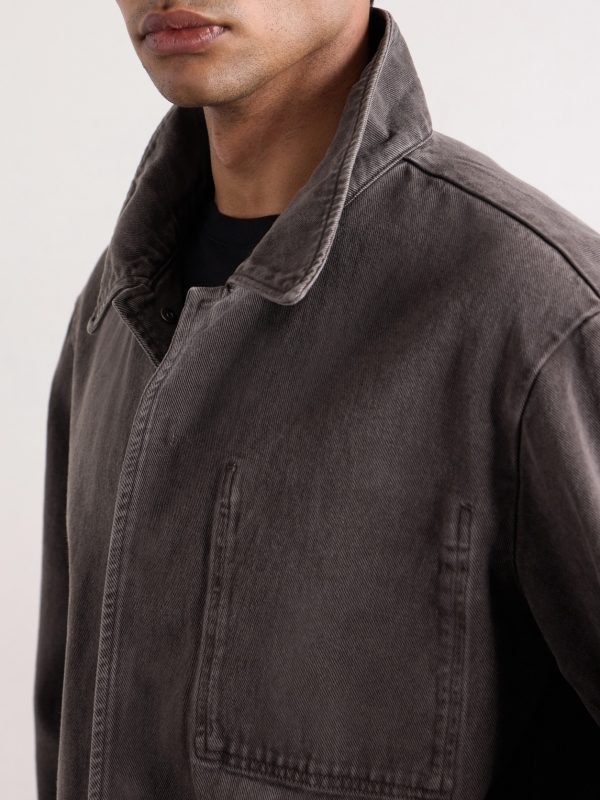 Garment-Dyed Denim Jacket - CU Garment-Dyed Denim Jacket - CU