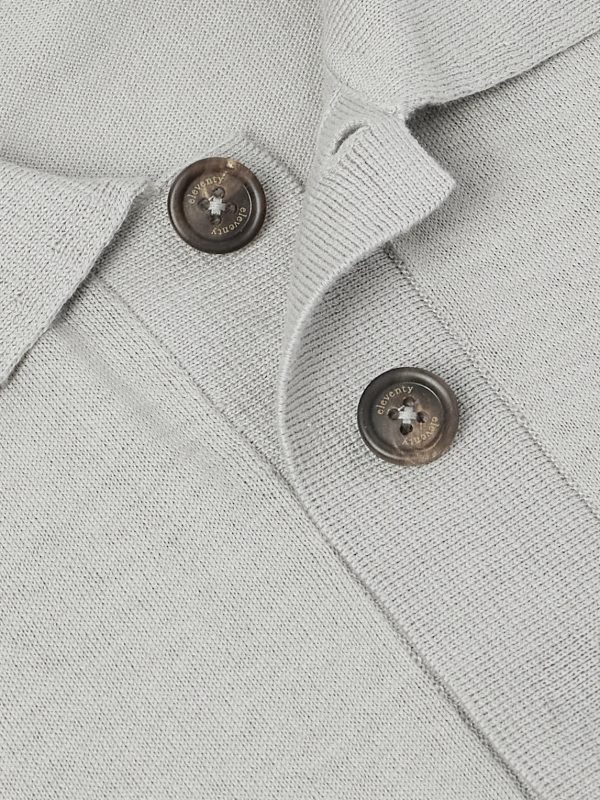 Slim-Fit Cotton and Cashmere-Blend Polo Shirt - CU