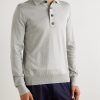 Slim-Fit Cotton and Cashmere-Blend Polo Shirt - FR