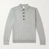 Slim-Fit Cotton and Cashmere-Blend Polo Shirt