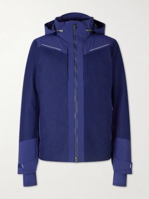 Frostline Padded Shell-Trimmed Wool Hooded Jacket Frostline Padded Shell-Trimmed Wool Hooded Jacket