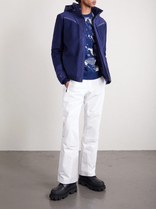 Frostline Padded Shell-Trimmed Wool Hooded Jacket - OU Frostline Padded Shell-Trimmed Wool Hooded Jacket - OU