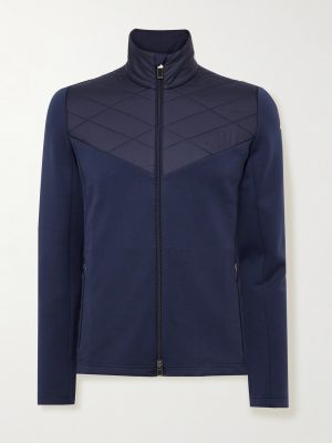 Formula Quilted Shell-Trimmed Tech-Jersey Jacket Formula Quilted Shell-Trimmed Tech-Jersey Jacket