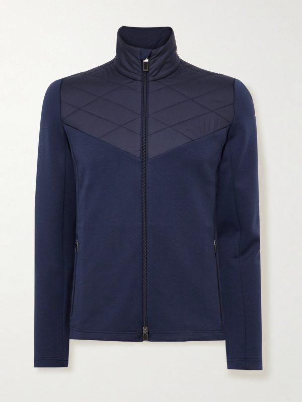 Formula Quilted Shell-Trimmed Tech-Jersey Jacket Formula Quilted Shell-Trimmed Tech-Jersey Jacket