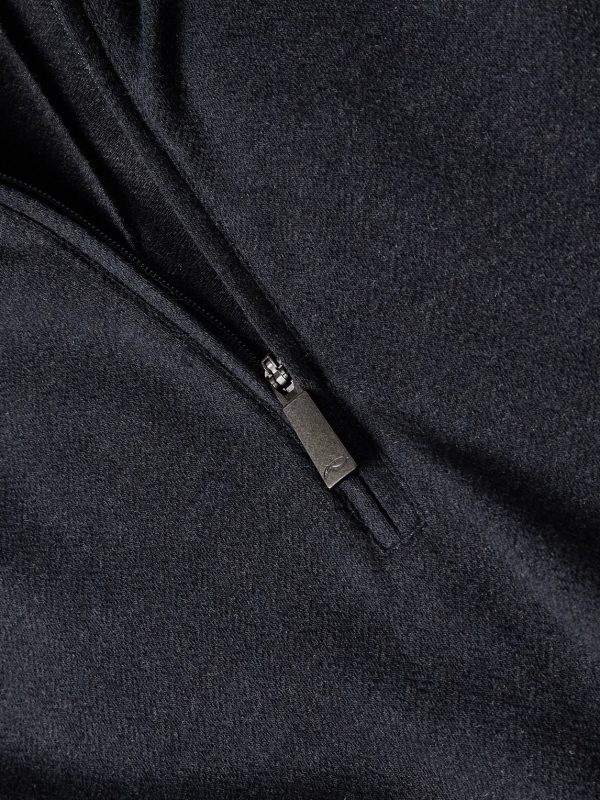 Inverness Eco-Coffee Cotton-Blend Jersey Half-Zip Hoodie - CU Inverness Eco-Coffee Cotton-Blend Jersey Half-Zip Hoodie - CU