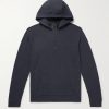 Inverness Eco-Coffee Cotton-Blend Jersey Half-Zip Hoodie Inverness Eco-Coffee Cotton-Blend Jersey Half-Zip Hoodie