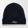 Logo-Appliquéd Ribbed-Knit Beanie Logo-Appliquéd Ribbed-Knit Beanie