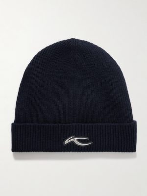Logo-Appliquéd Ribbed-Knit Beanie Logo-Appliquéd Ribbed-Knit Beanie