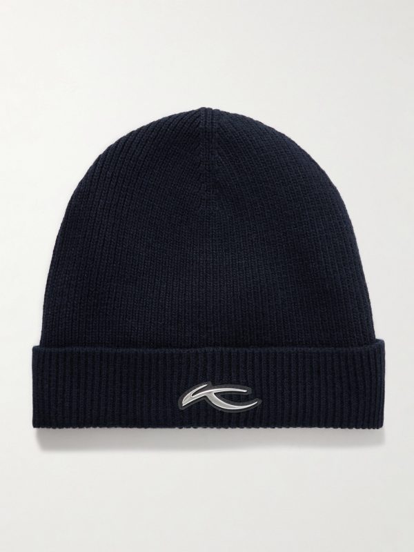 Logo-Appliquéd Ribbed-Knit Beanie Logo-Appliquéd Ribbed-Knit Beanie