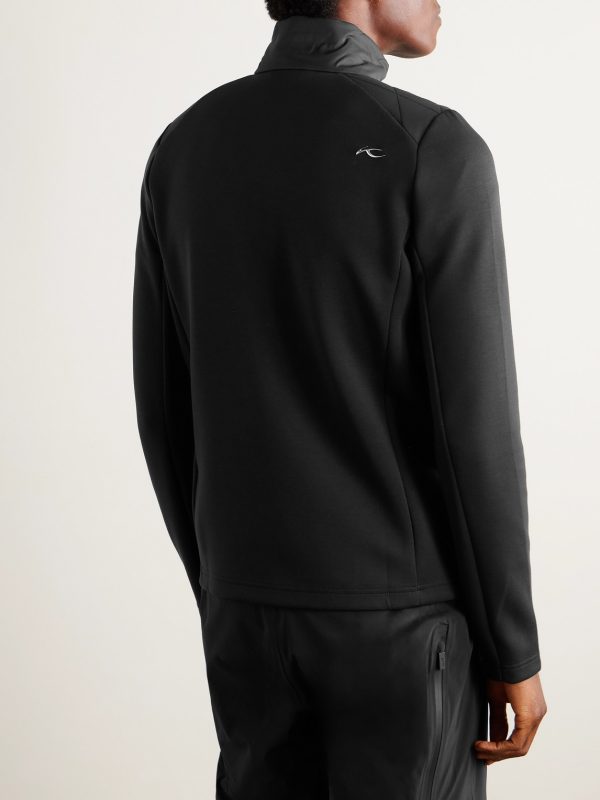 Formula Quilted Shell-Trimmed Tech-Jersey Jacket - BK