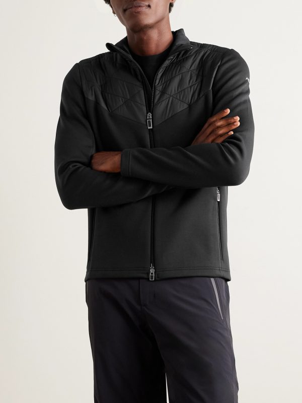 Formula Quilted Shell-Trimmed Tech-Jersey Jacket - FR