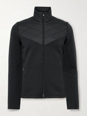 Formula Quilted Shell-Trimmed Tech-Jersey Jacket Formula Quilted Shell-Trimmed Tech-Jersey Jacket