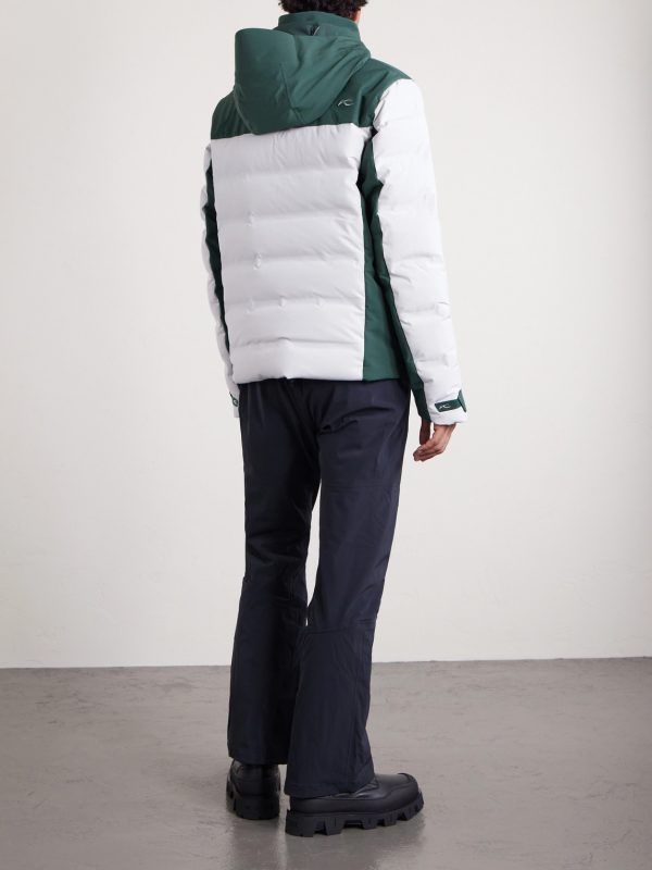 Logo-Appliquéd Padded Hooded Down Ski Jacket - BK Logo-Appliquéd Padded Hooded Down Ski Jacket - BK