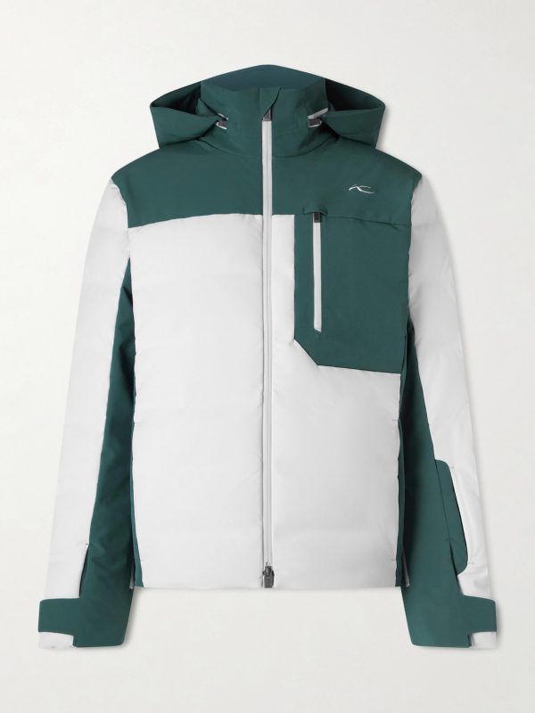 Logo-Appliquéd Padded Hooded Down Ski Jacket Logo-Appliquéd Padded Hooded Down Ski Jacket