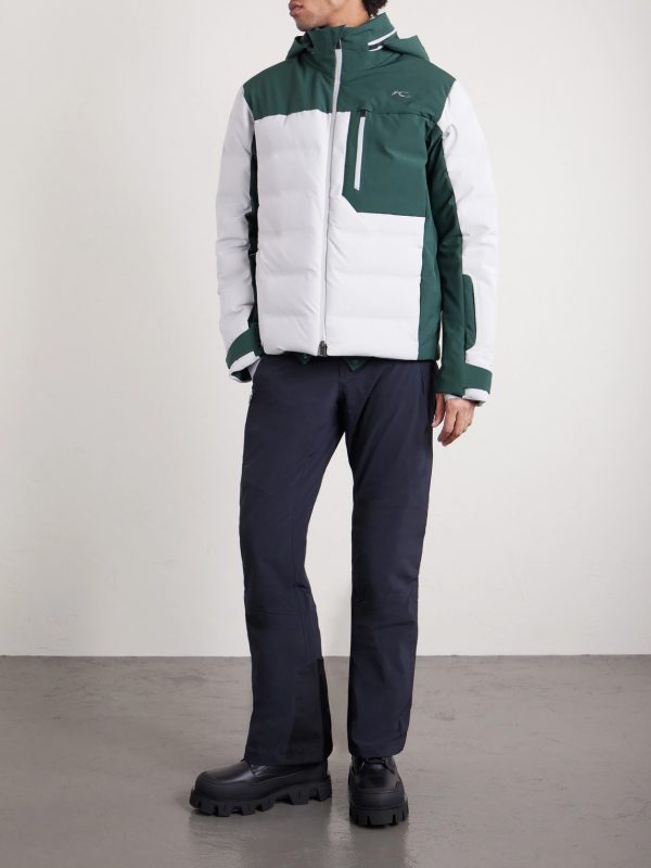 Logo-Appliquéd Padded Hooded Down Ski Jacket - OU Logo-Appliquéd Padded Hooded Down Ski Jacket - OU