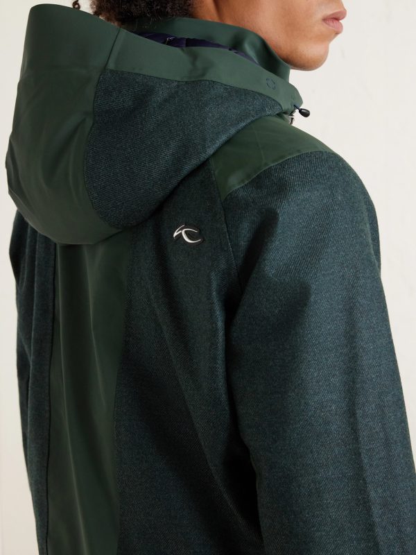 Frostline Padded Shell-Trimmed Wool Hooded Down Jacket - CU Frostline Padded Shell-Trimmed Wool Hooded Down Jacket - CU