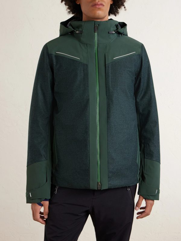 Frostline Padded Shell-Trimmed Wool Hooded Down Jacket - FR Frostline Padded Shell-Trimmed Wool Hooded Down Jacket - FR