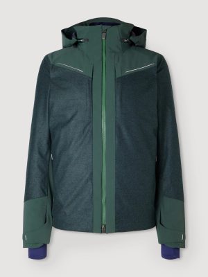 Frostline Padded Shell-Trimmed Wool Hooded Down Jacket Frostline Padded Shell-Trimmed Wool Hooded Down Jacket