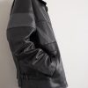 Cut-Up Oversized Patchwork Leather Jacket - CU Cut-Up Oversized Patchwork Leather Jacket - CU